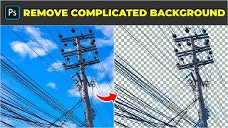 Photoshop Tutorial: How to Remove/Delete Complicated Background!
