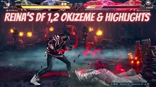 Tekken 8 | Reina DF 1,2  Okizeme & Highlights..!!