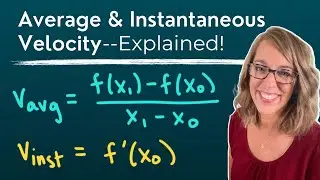 Average Velocity and Instantaneous Velocity | Rates of Change in Calculus