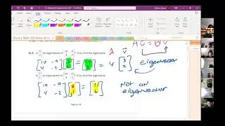 5.1: Eigenvectors and Eigenvalues