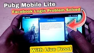 Facebook Login Problem In Pubg Mobile Lite | Pubg Lite Login Problem With Facebook