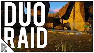 MY FIRST DUO RAID - Ark Survival Evolved Island No Fliers PVP #6