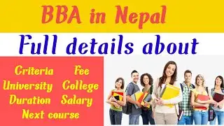 BBA in nepal/bachelor of business administration full details in nepali