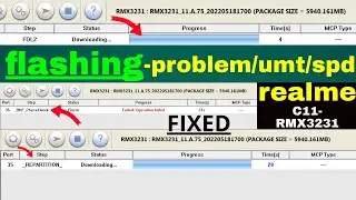 Realme C11 3231 Flash Umt Spd Problem | Bkf Phase Check Failed_Bkf Nv Lte Failed_Repartition Failed