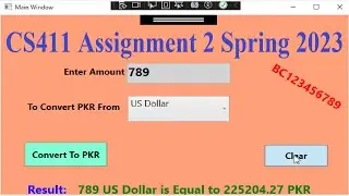 CS411 Assignment No 2 | CS411 Assignment No 2 Solution Spring 2023