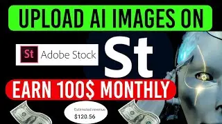 How to Upload AI Images on Adobe Stock & Earn 100$ Monthly 2024 | make money with adobe stock 