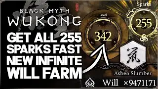 Black Myth Wukong - New Best 70+ Sparks Per Hour Will Farm Guide - Unlock ALL Skills Level Up Fast!