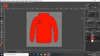 Simple t shirt or sweater for programmer using Gimp 2 0