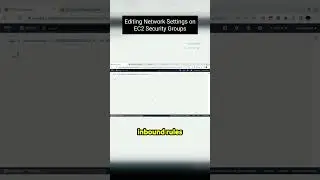 Editing network settings for an EC2 instance #docker #dockertraining #codingtutorials  #subscribe