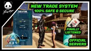 ARK FINALLY Has A TRADING SYSTEM - 100% Safe And Secure | ARK: Survival Ascended