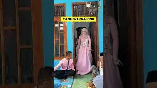 ketika pengantin pria dan wanita pakai baju warna pink saat hari H ‼️‼️#nikah #pink #manten #unik