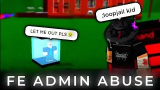 [ FE ] Admin Abuser GUI Script | OP Command Spam | Loop Jail/Freeze - Roblox Scripts *2024*