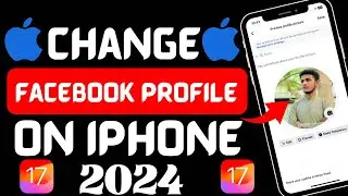 How to change facebook profile picture in iphone 2024 | Change facebook profile photo in iphone 2024