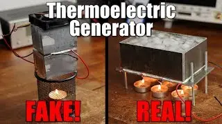 Exposing a FAKE Thermoelectric Generator and building a REAL one!