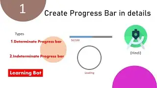 How to create progress bar in details |Android Studio|