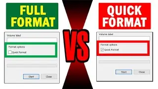 Full Format Vs Quick Format | Explained 💡💡💡