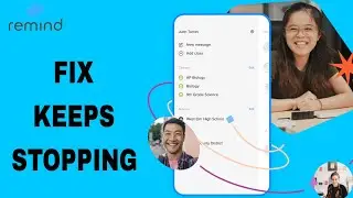 How To Fix And Solve Keeps Stopping On Remind App | Final Solution