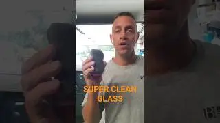 ONLY WAY TO SUPER CLEAN GLASS!  #cleanglass #steelwool #shorts