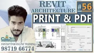 #56 | Revit Architecture | How to take Print | How to make PDF |