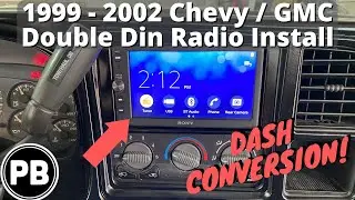 1999 - 2002 Chevy / GMC Radio Double Din Conversion Install