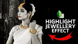 How to highlight jewellery in snapseed | bride jewellery retouching Tutorial