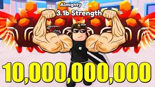 I Got 10 BILLION To BECOME A GOD In ARM WRESTLING SIMULATOR!