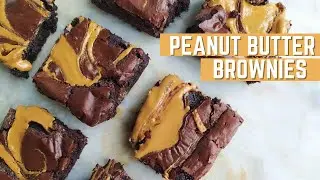 The Best FUDGY BROWNIES Recipe Ever | with Peanut Butter | Mamagician