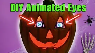 DIY Animated Halloween Jack O Lantern Eyes