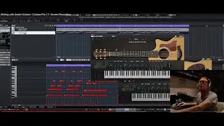 Writing with Ample Guitars - Cubase Pro 12  - Screen Recording