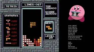 738,600 from a 29 start | NES Tetris