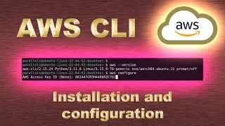 AWS CLI installation and configuration process