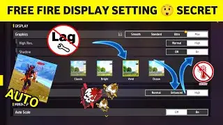 Display Setting Free Fire | Pro Player display Setting Free Fire 2024 | Free Fire Setting | FF Max