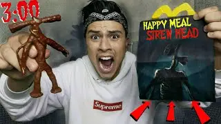 НИКОГДА НЕ ОТКРЫВАЙ HAPPY MEAL СИРЕНОГОЛОВЫЙ в 3:00 *пришел реальный siren head*