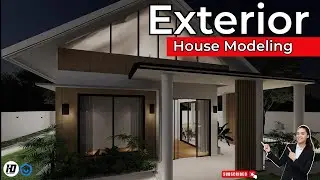 Coohom Tutorial for Beginner| how to design exterior of house part 4 |  Exterior Design