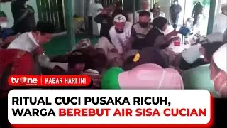 Ritual Cuci Pusaka Keraton Kasepuhan Ricuh, Ratusan Orang Saling Berebut Air | Kabar Hari Ini tvOne