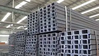 A36 Steel Channel #rolledsteel #machine #steel #welding #factory