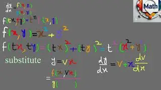 Mastering Homogeneous Differential Equations | A Step-by-Step Tutorial