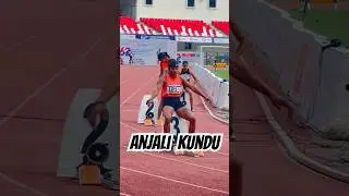 400m Anjali Kundu at Start Line #1500m #worldathletics #olympics #instagood #running