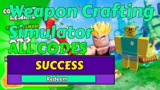 5 OP CODES *NEW* Weapon Crafting Simulator 2023