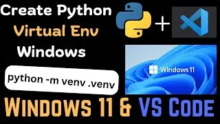 How To Create Python Virtual Environment On VS Code | Python Venv