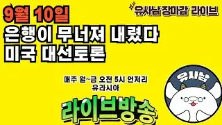 은행이 무너져 내렸다  - 장마감 유사남 라이브