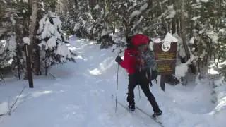 Ski/snowshoe trip to the White Mountains