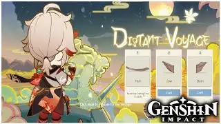 DISTANT VOYAGE WEB EVENT (KAZUHA EVENT)! - Boats / Boat Upgrades for Inazuma?! - Genshin Impact