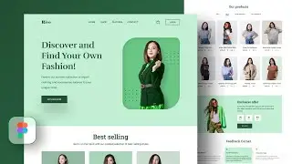 Fashion Website Design in Figma | Ecommerce Website