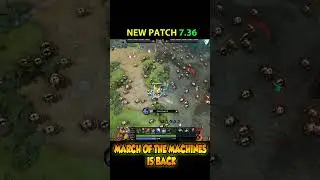 March of the machines is back - Tinker NEW PATCH 7.36 #dota2 #gaming