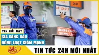 15h chiều nay 10/12 giá xăng dầu giảm mạnh, E5 RON 92 giảm 830 đồng/lít, RON 92 giảm 1.100 đồng/lít