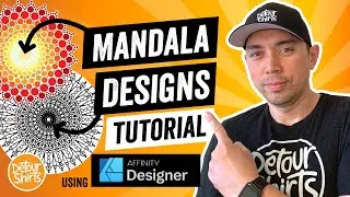 Mandala Art Step by Step Tutorial in Affinity Designer | How to Draw Mandala Lines & Mandala Dotted