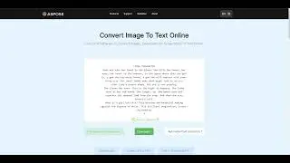 How to convert Image to Text in Aspose.OCR