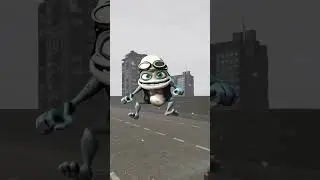 Crazy Frog Nextbot On Snowy Road !!