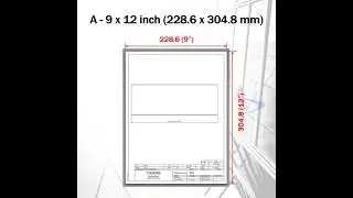 US Architectural Drawing Sizes  #tekla #detailing #architecture #design #engineering #trending